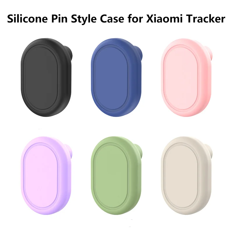 New Silicone Case for Xiaomi Tag Hidden Pin Holder All-Round Protection for Xiaomi Tag Cover for Dog Collar Kid Elder Clothes
