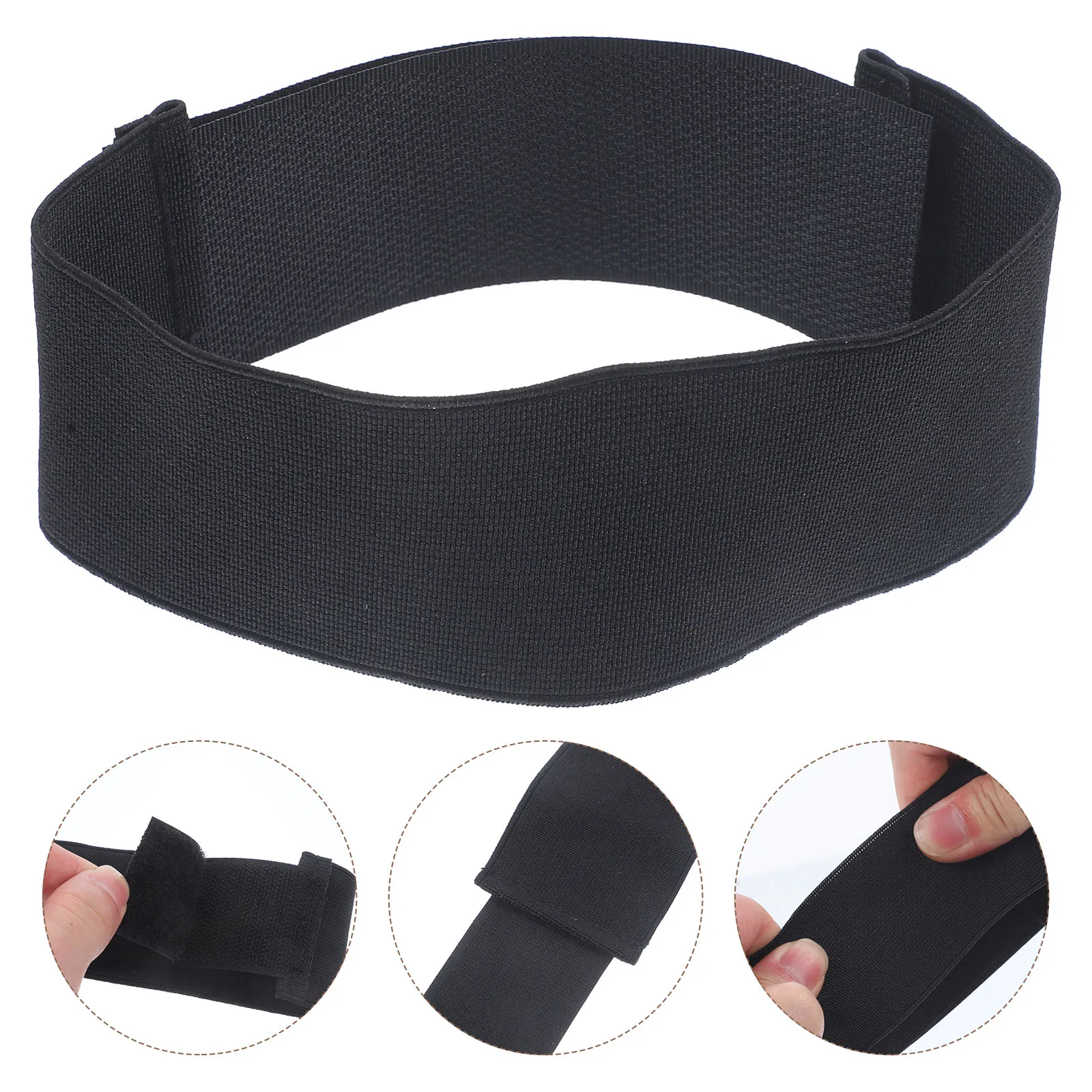 

Hockey Guard Anti Slip Shin Guard Fixed Shin Strap Hockey Strap Fastener Adjustable Elastic Shinguard Fixing Strap for Women Men