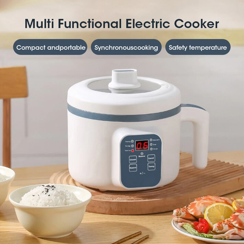 

1.7L Electric Rice Cooker Multi-functional Electric Cooker Single Double Layer 220V Non-Stick Cooker Mechanical Pot EU Plug