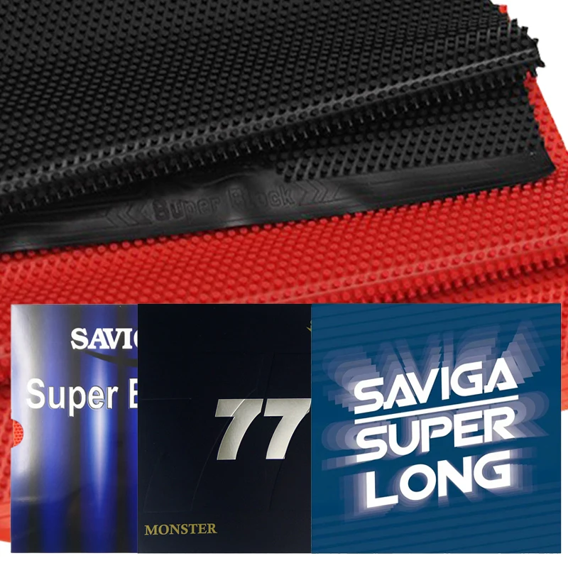 

SAVIGA Super Long Table Tennis Rubber Long Pimples Defend ITTF Approve Ping Pong Rubber Without Sponge for Professional Athlete