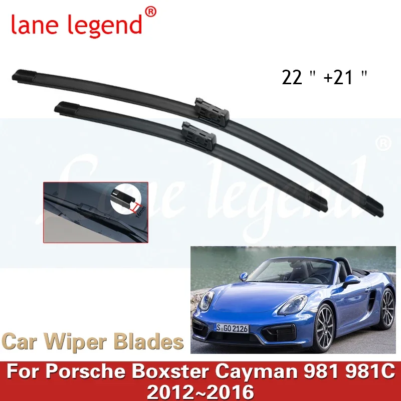 

Car Front Wiper Blade For Porsche Boxster Cayman 981 981C 2012~2016 Windscreen Windshield Accessories Window 2012 2013 2014 2015