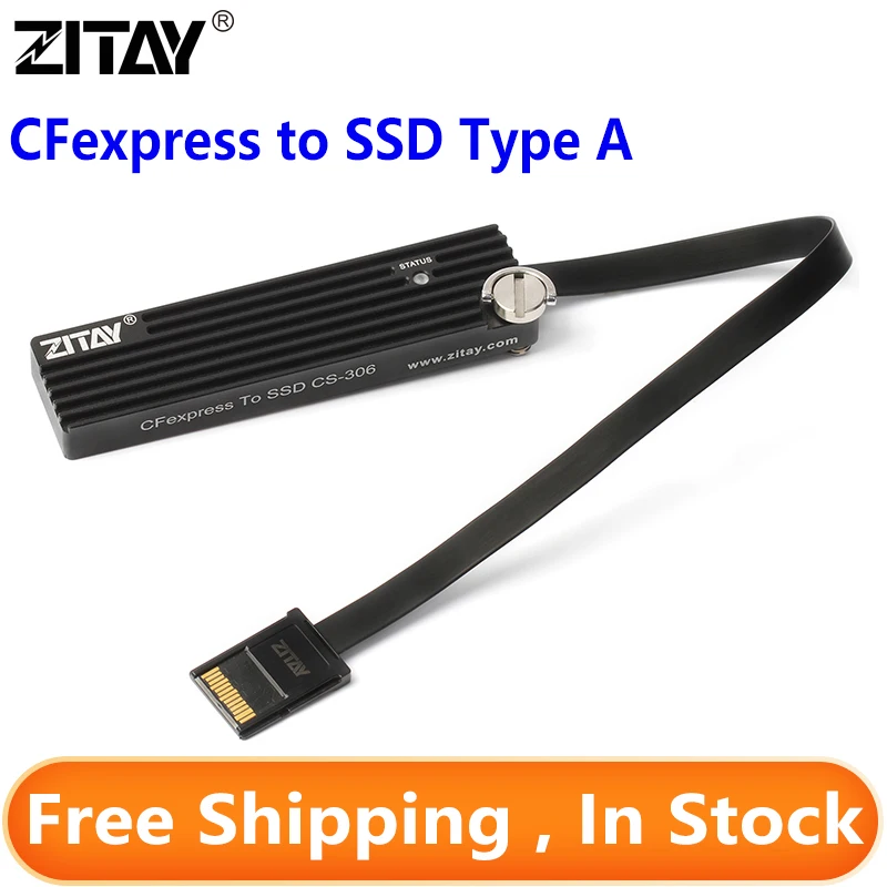 ZITAY CFexpress to SSD Type A Converter Adapter for Sony FX6 Camera CFexpress to SSD CS-306 Converter