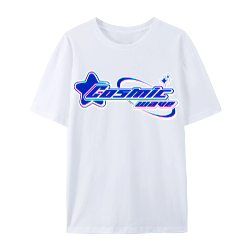 المشاعر Y2K! تيشيرتات كبيرة الحجم بأكمام قصيرة تظهر في أنماط ملابس الشارع، الآن في المطبوعات العصرية. شحن سريع