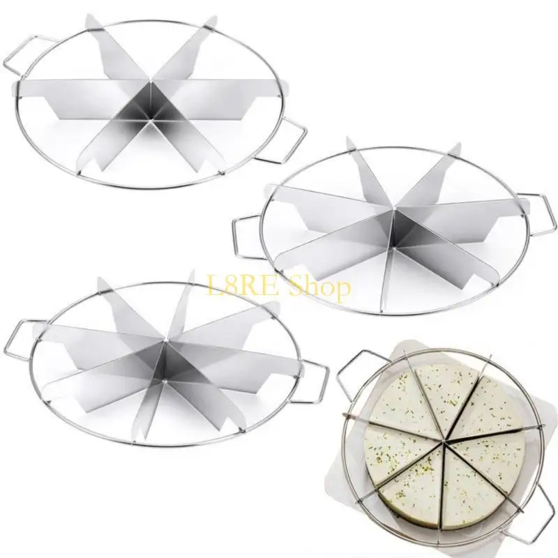 L8RE Practical Cutting Tool for Pizza Divider Stainless Steel Easy To Operate Cake Cutter Kitchen Accessory