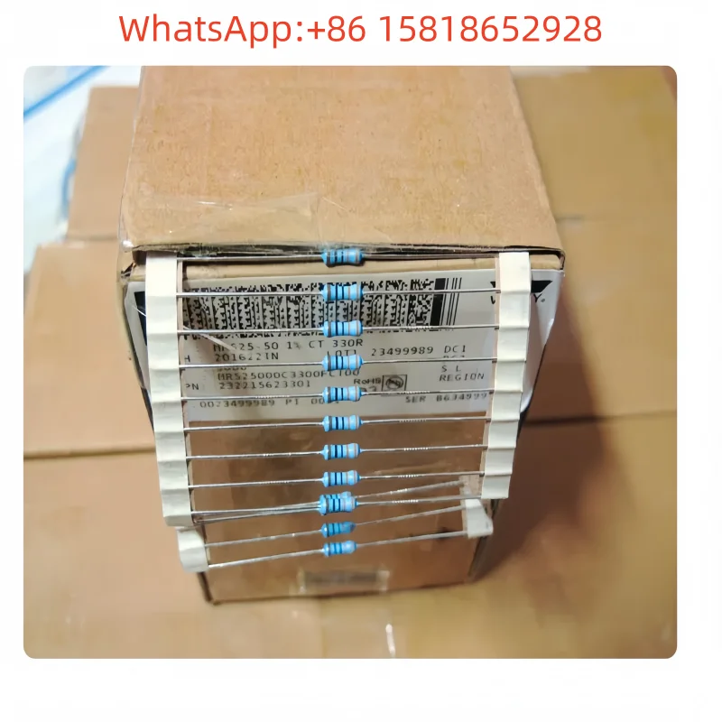 10pcs VISHAY-BC 330R Resistor MRS25 MBB0207 1% Copper Leads Imported Metal Film ...