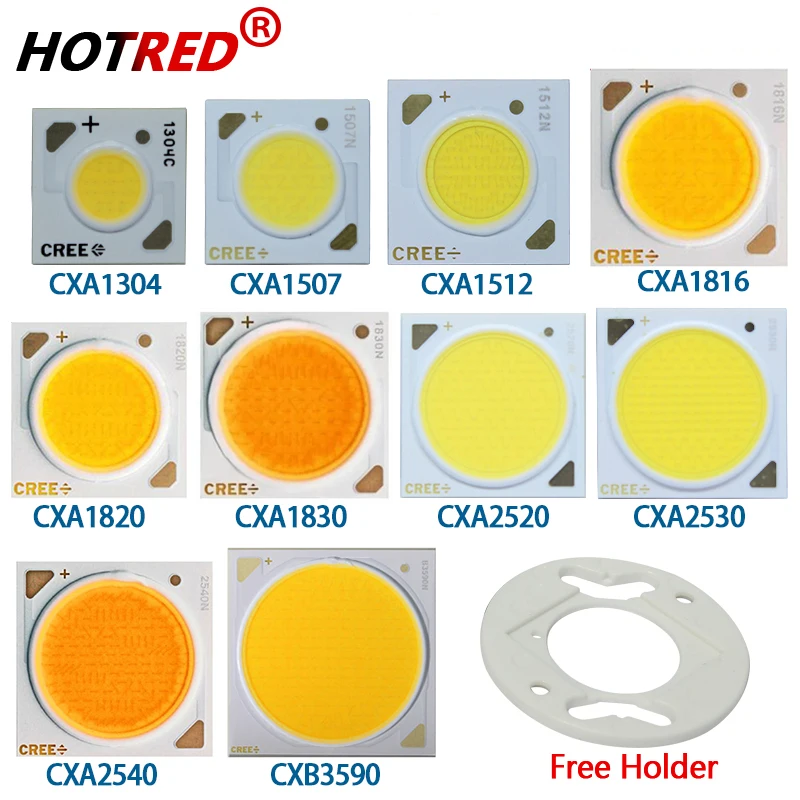 Oryginalny CXA COB LED CXA1304 CXA1507 CXA1512 CXA1816 CXA1820 CXA1830 CXA2520 CXA2530 2540 CXB3590 wysokiej mocy reflektor zestaw do samodzielnego montażu