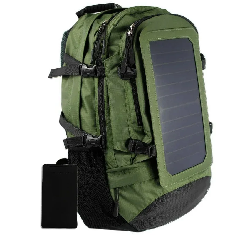 Outdoor hiking Solar panel backpack Waterproof solar battery backpack