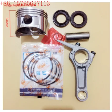 Kit Pengganti Batang Penghubung Segel Minyak Cincin Piston 68Mm untuk Honda GX160 GX200 168F 2kw 2,5KW Suku Cadang Pengganti Mesin