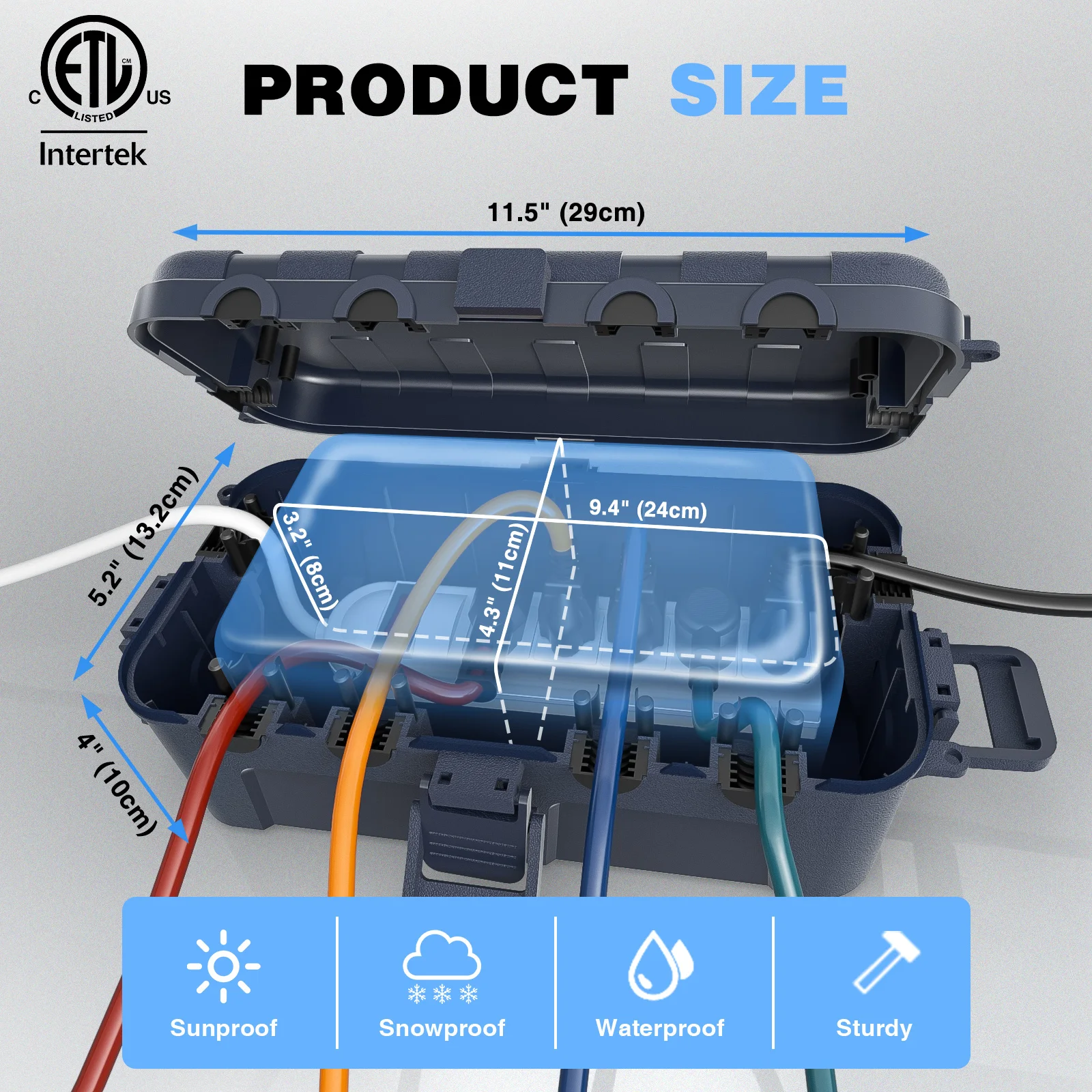 Medium IP54 Waterproof Electri - Outdoor Power Lead Cover review and price