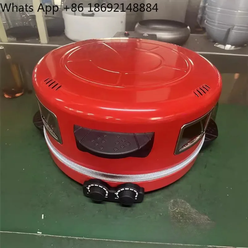 Household Arabic double temperature control double window electric pizza machine