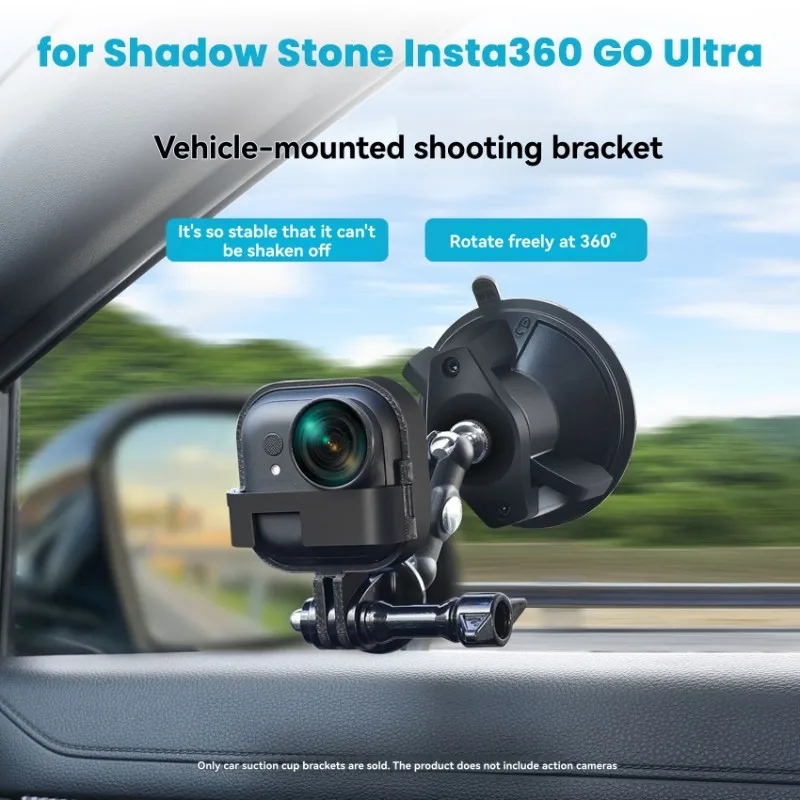 Secure Holder Mount For Go Ultra Camera-For Vehicle Recording Car Suction Cup-A32R