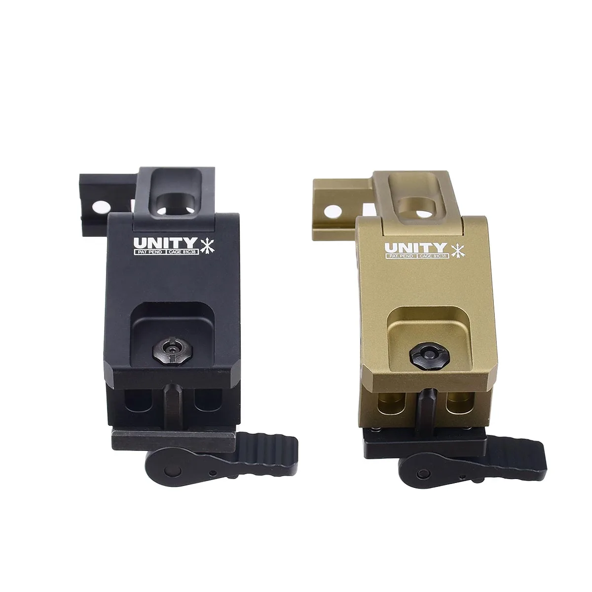 2.91" 2.26" UNITY Mounts For Magnifier G33 G43 T01 T02 FAST QD Lever Optical Height Red Dot Sight Bracket Fit 20mm Rail Aluminum view 6