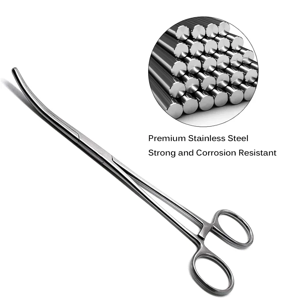 1-2 قطعة كماشة الصيد هوك النازع الأسماك التحكم Unhooking المعدات مزيل طرف منحني القطاعة الجراحية قفل كليب أداة #4