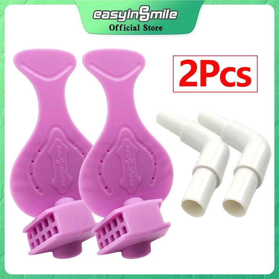 

Easyinsmile 2 шт. стоматологический силиконовый блок для укуса, эжектор, открывалка для рта, стерилизация слюны, сухой щиток