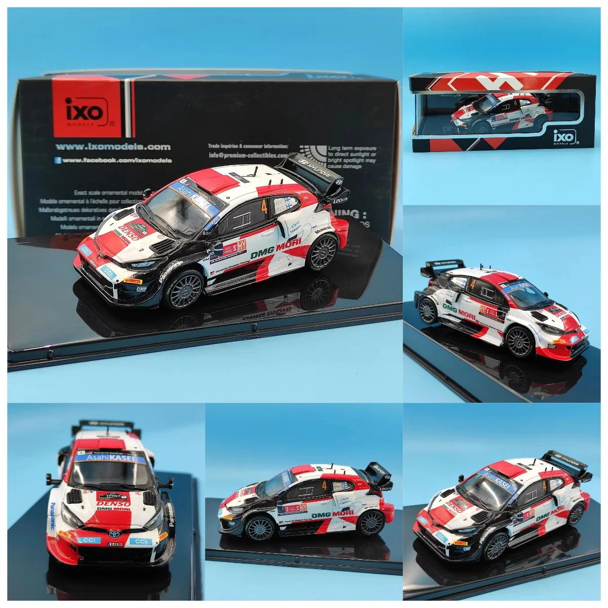 Diecast IXO 1:43 Scale #4 Alloy Car Model