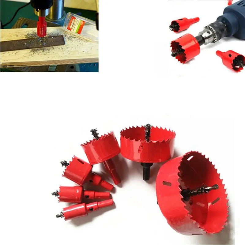 

Hole Saws 1PC 20mm-200mm M42 Bi-Metal Drill Bit Cutter Carpentry Tools Cutting Metal Plastic Iron Hand Tools