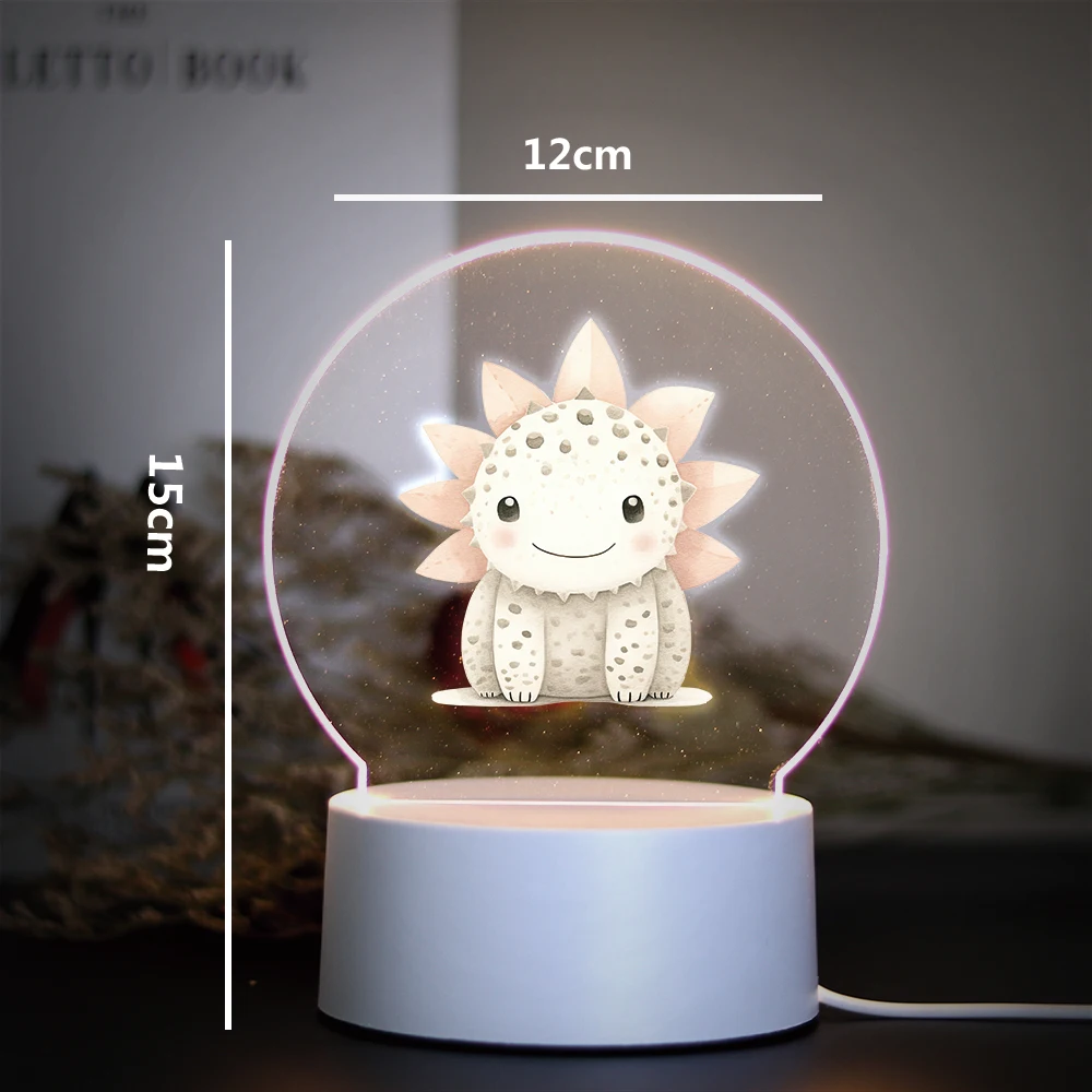 Dinosaur Children Bedroom Decor 3D Lamp For Home Room Decoration Nightlight 3D Led Creative Table Bedside Lamp