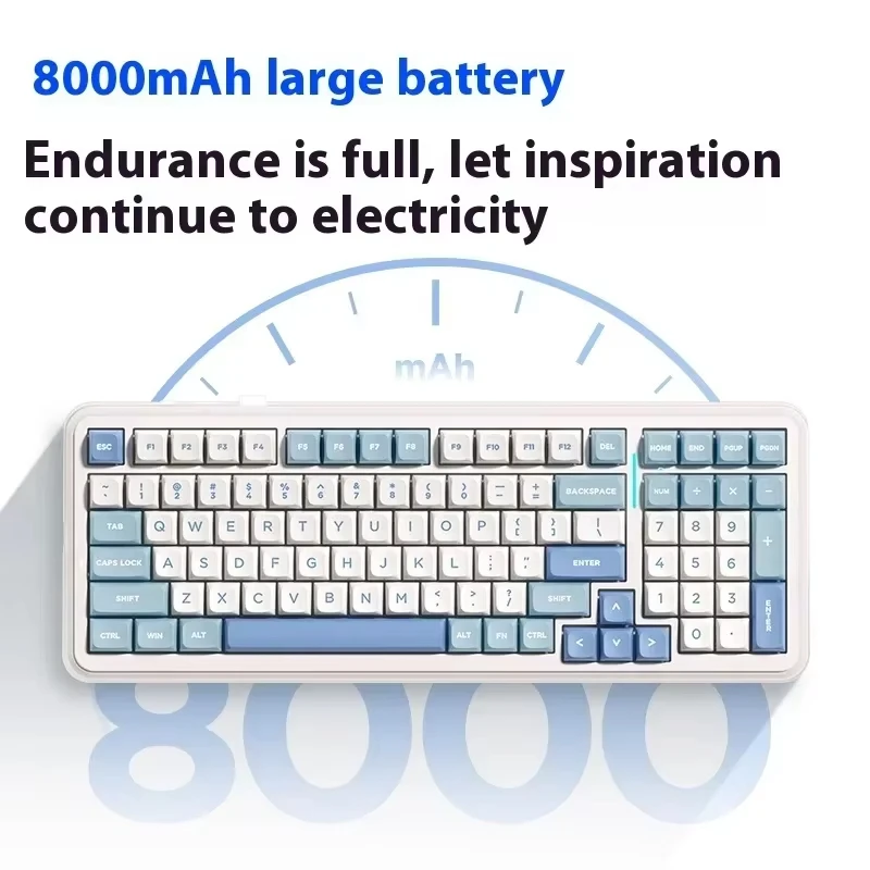 

MCHOSEV2 customized mechanical keyboard wireless Bluetooth three-mode e-sports gaming computer