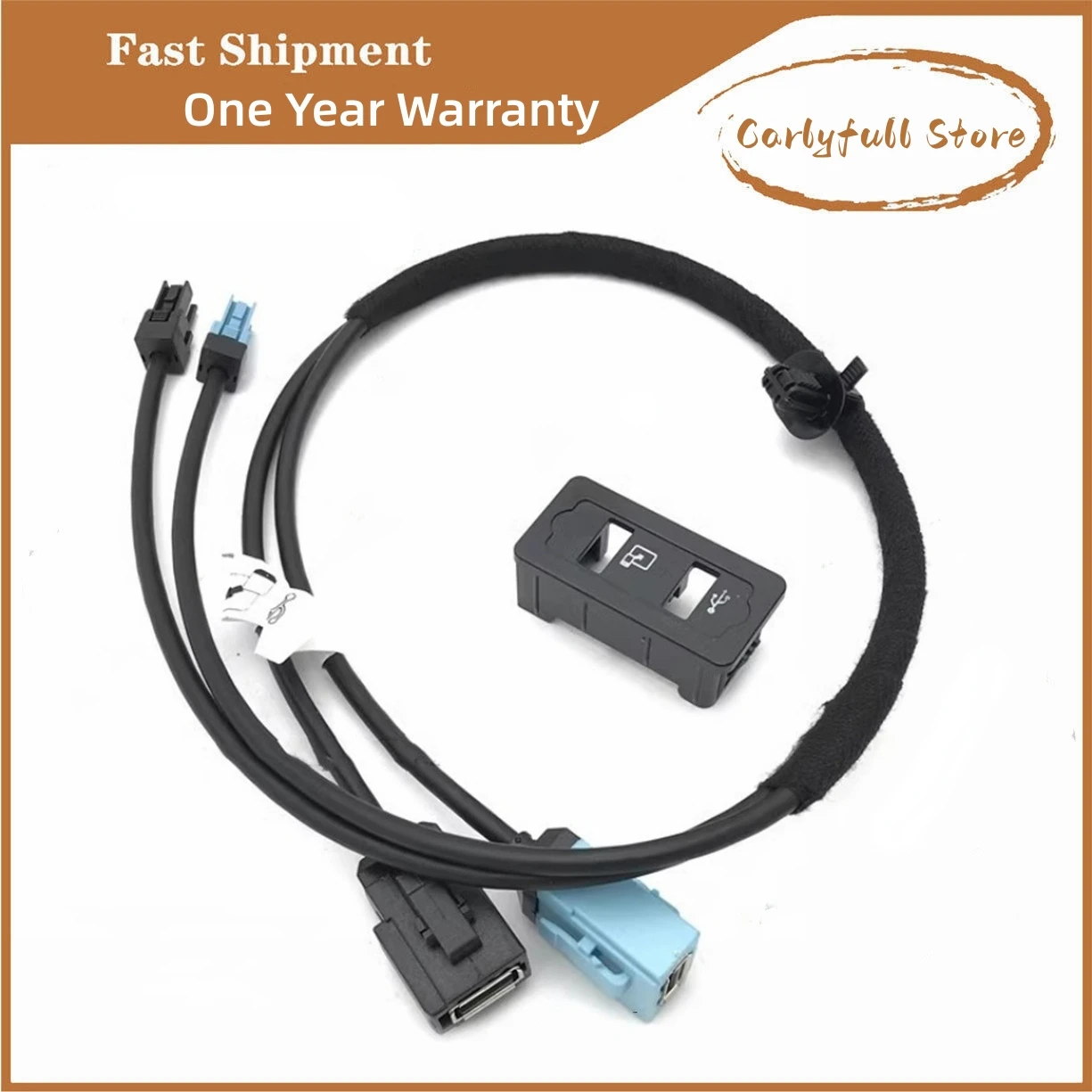 

Original Car Interior USB Charger Cover Harness Wiring Connector Socket For Chery Tiggo 3 4 2020-2021 J684316570 J687901015