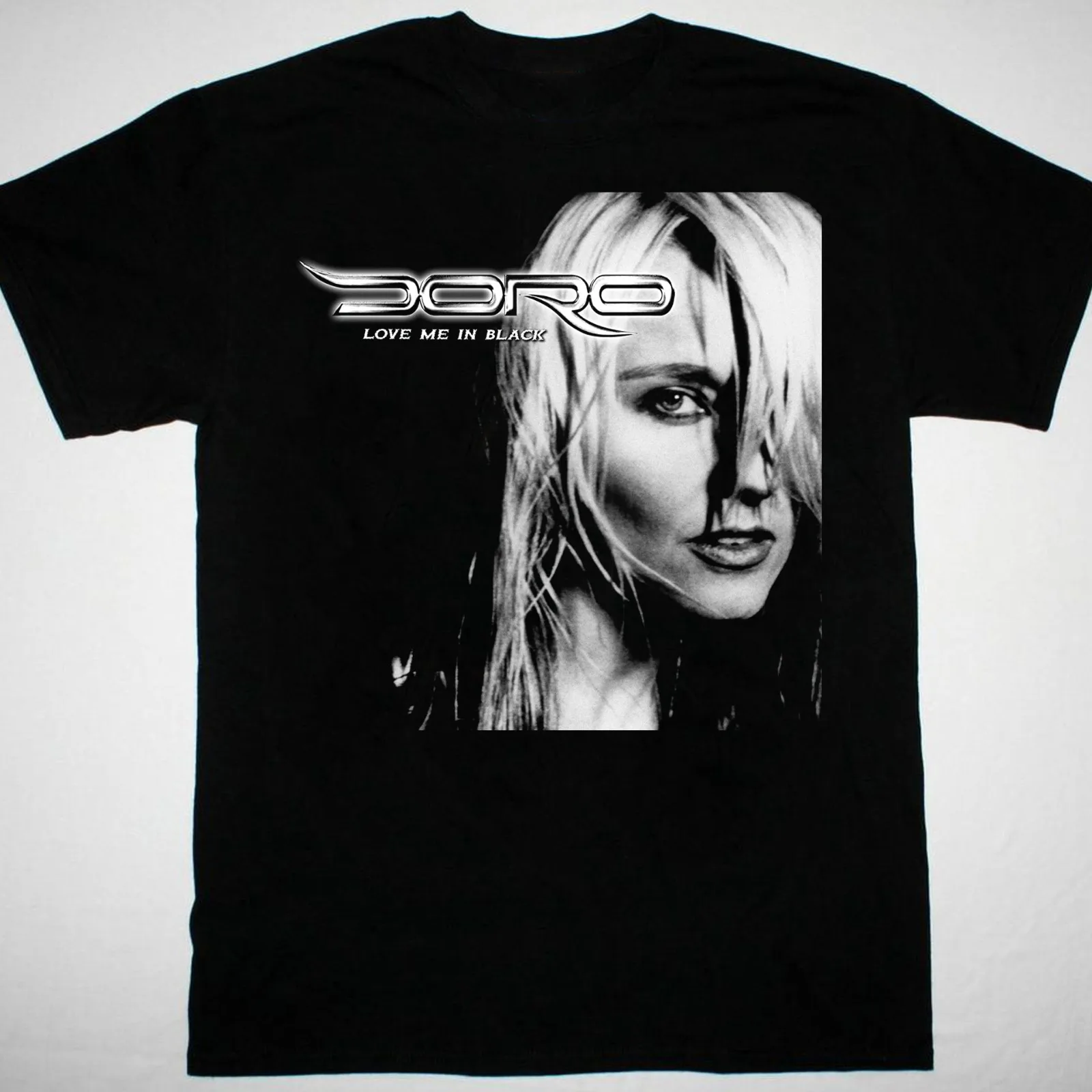 

Doro love me in black T-shirt Black Cotton Unisex All Sizes 1F872