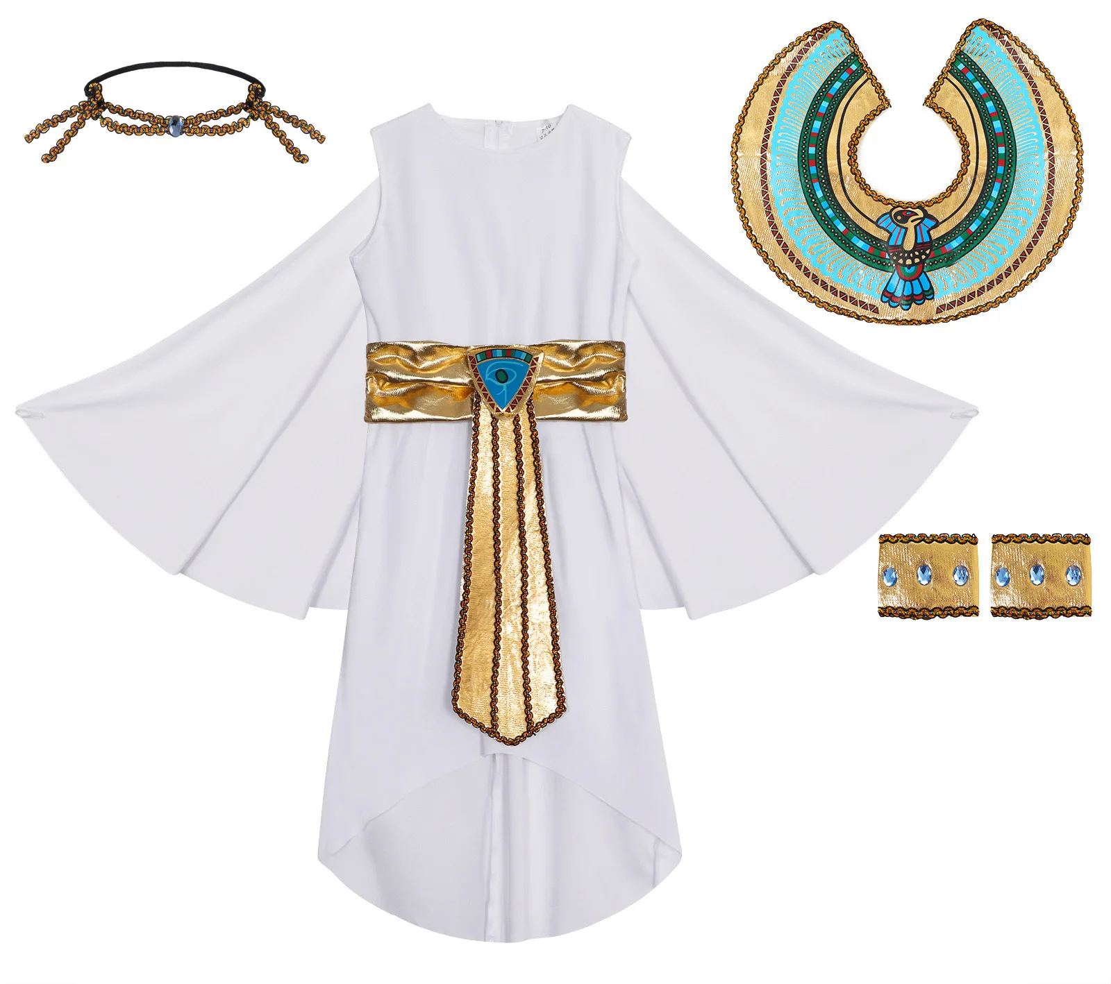 Kids Cleopatra Costumes Boys G - Egypt Cosplay Anime review and price