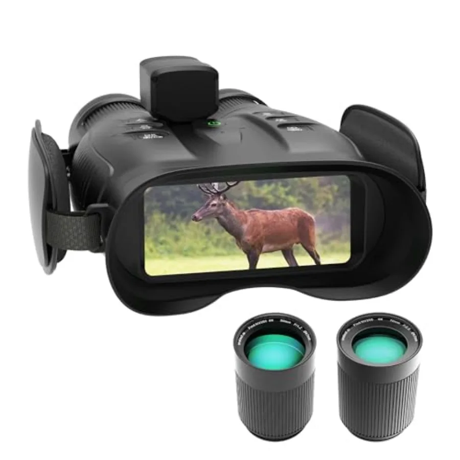NV200 4K Day Night Vision Binoculars with Rangefinder