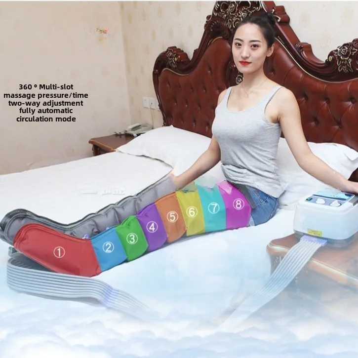 Eight-cavity Air Wave Massager Legs Massager Calf Kneading Pressure Home Automatic Foot Therapy for The Elderly