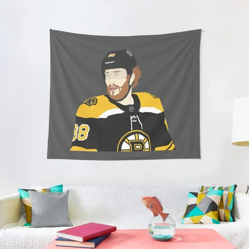 

david pastrnak digital drawing design Tapestry Wall Hanging Cute Room Things Room Ornaments Living Room Decoration Tapestry