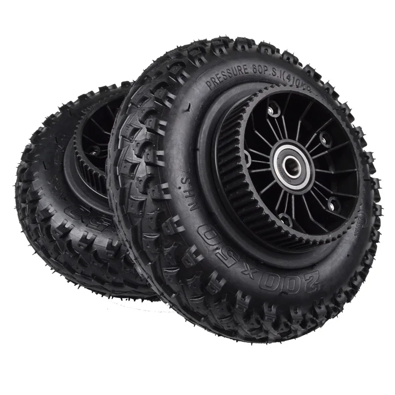 8inch Electric Skateboard Inflatable Shock Absorbing Wheels Mountain Skateboard Tires 200*50 General Purpose Tires Wheels