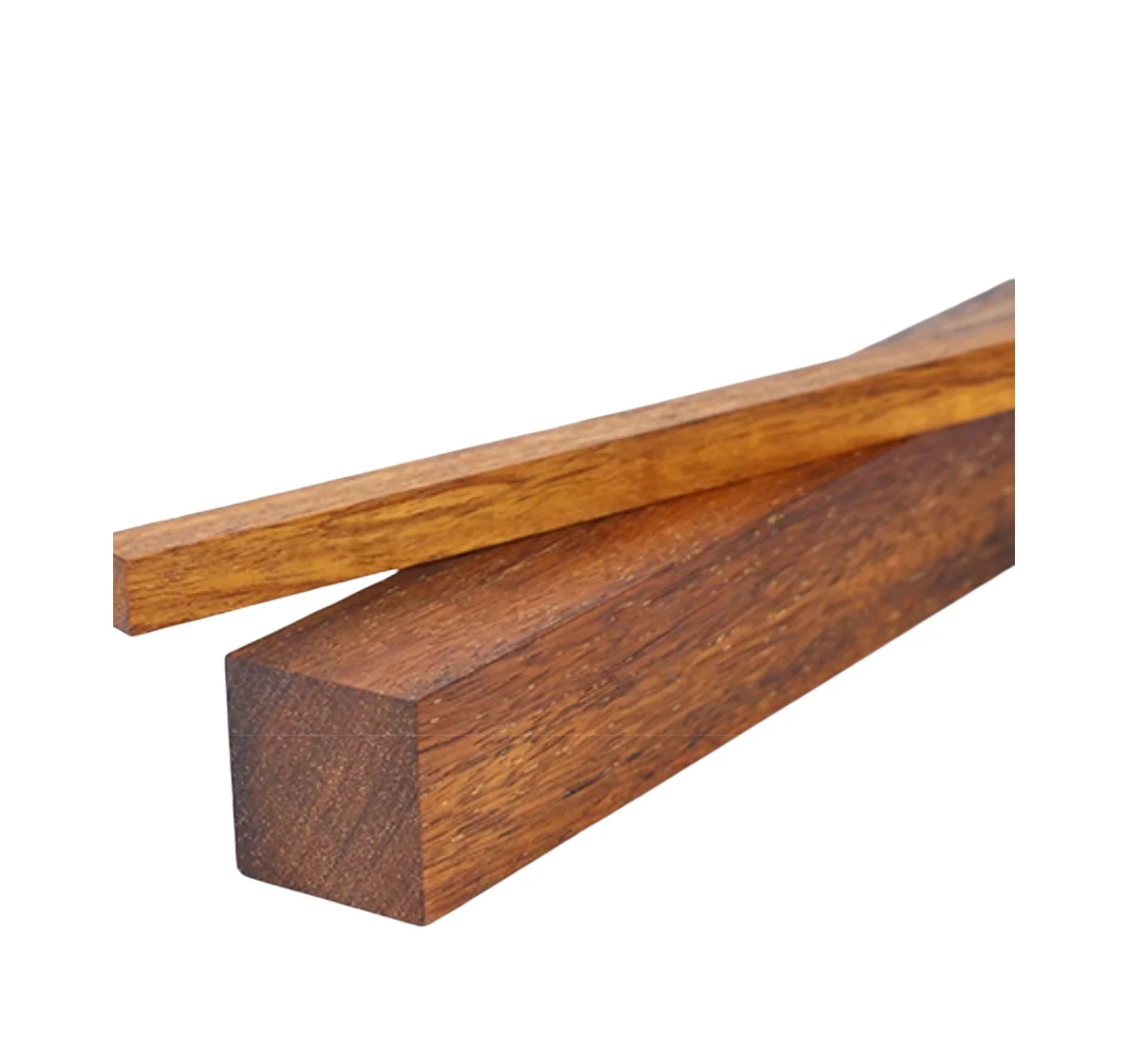 

Length: 500mm Thickness:20/25/30mm Merbau\Mirabow Lignum Vitae Solid Wood Square Bar DIY Material Logs