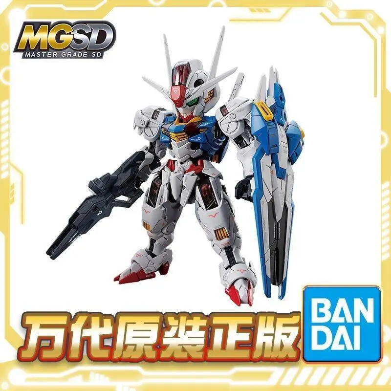 

Коллекционная модель Bandai MGSD Gundam Aerial Witch From Mercury SD, пластиковый конструктор для дома, подарок, высокое качество, милый дизайн