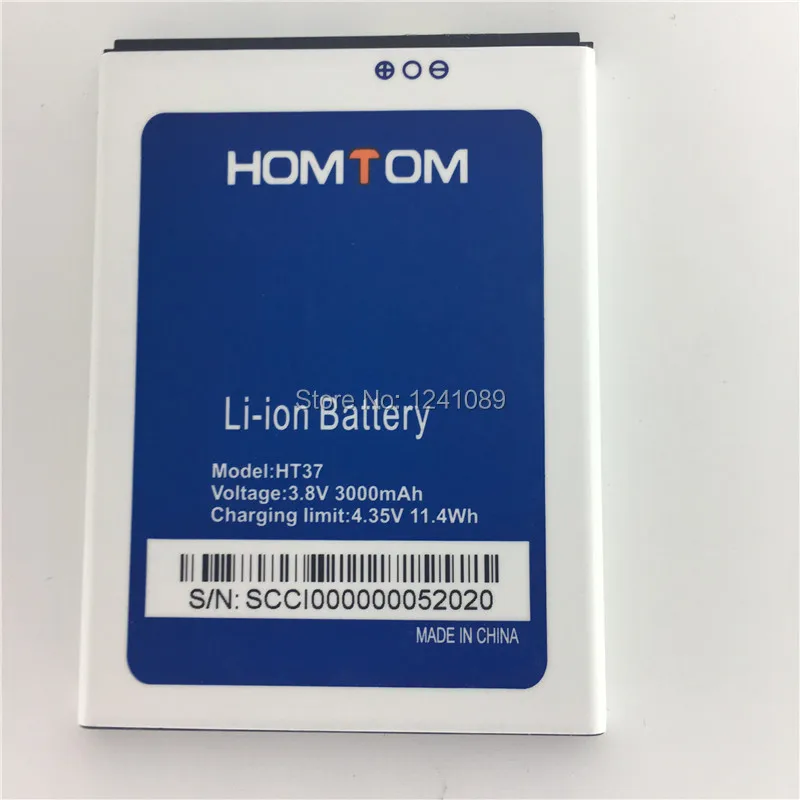 

YCOOLY 100% Original Battery HOMTOM HT37 Battery 3000mAh Original QualityOriginal Quality