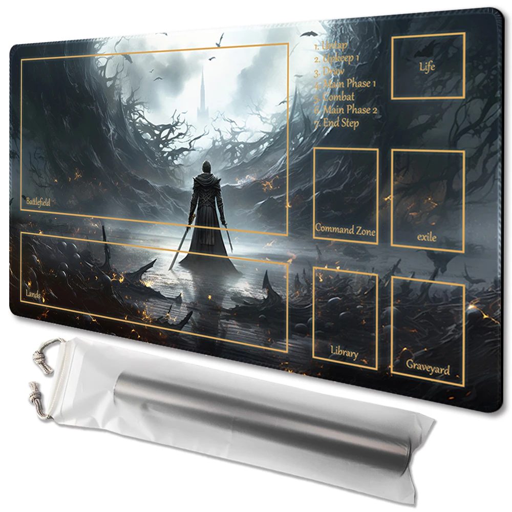 Exterminator- Board Game TCG Playmat Table Mat Game Size 60X35 CM Mousepad Compatible for MTG CCG