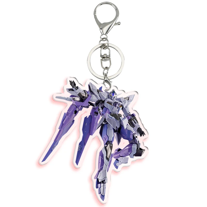 Costume Mobile de Style constructeur en métal, Gundam révélé, chronographe, porte-clés, jouet d'action, figurines, pendentif en acrylique, jouet classique