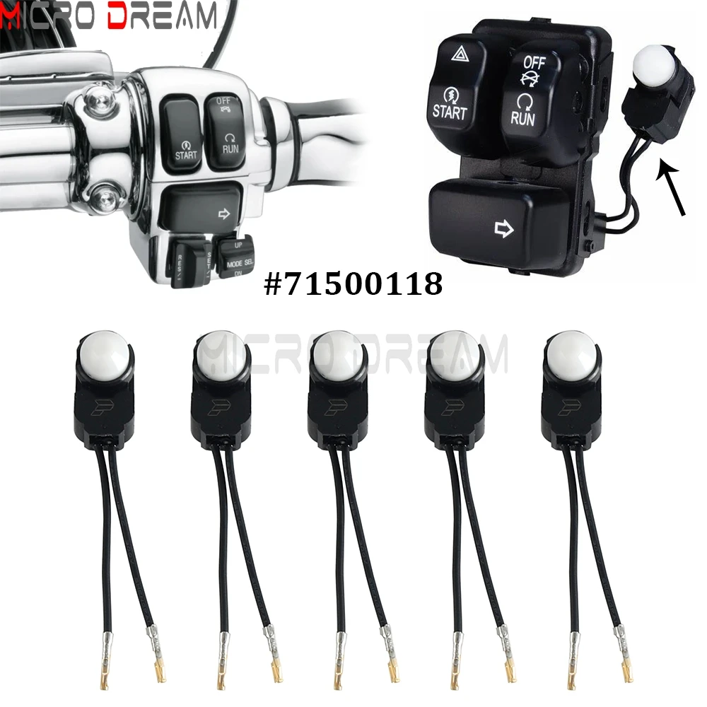 Motorrad-Lichtschalter für die vordere Bremse # 71500118 Für Harley Softail FXLRST FL Dyna FXD 2012-17 Sportster XL 14-25 Bremslichtknopf