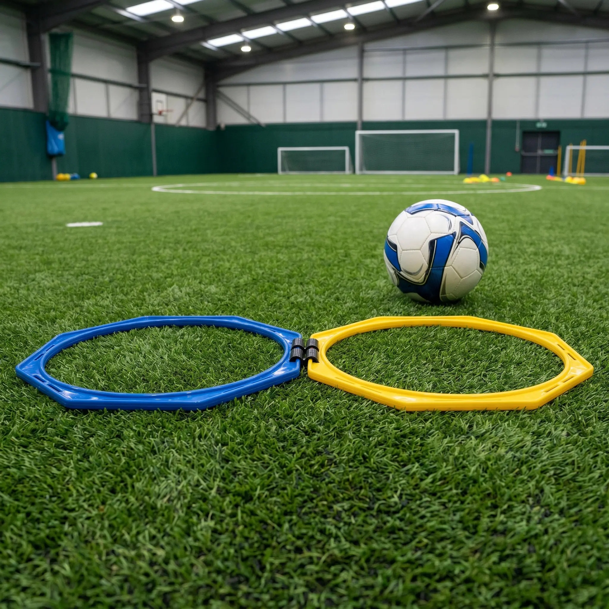 4 Pcs Agility Circles for Soccer Ring Exercise Football Practice Equipment PP Rings Footwork