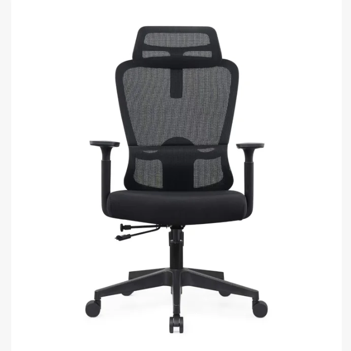 Commerical Office Furniture Fabric Ergonomic Chair Swivel Adjustable Chairs Waiting Office Chairs With Fully Automated Lumbar