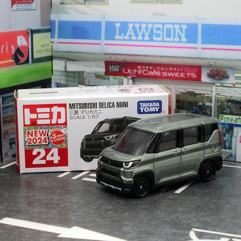 TOMY MITSUBISHI DELICA MINI Alloy Car Diecasts & Toy Vehicles Car Model Miniature Scale Model Car For Children