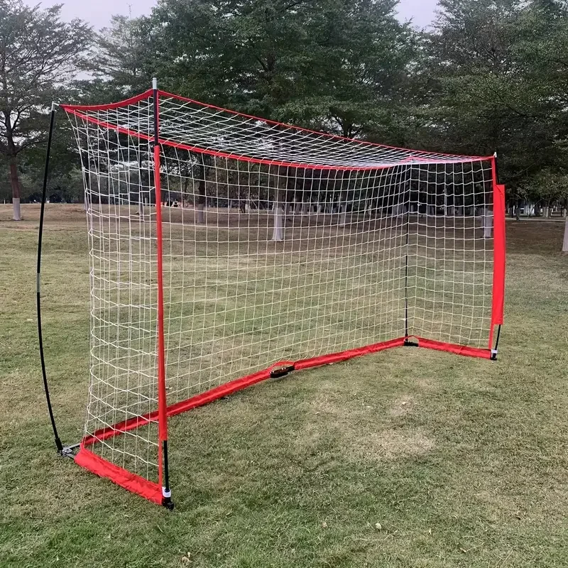 Duurzaam op maat gemaakt draagbaar 12FT bij 6FT vierkant voetbaldoel voor training buiten binnen