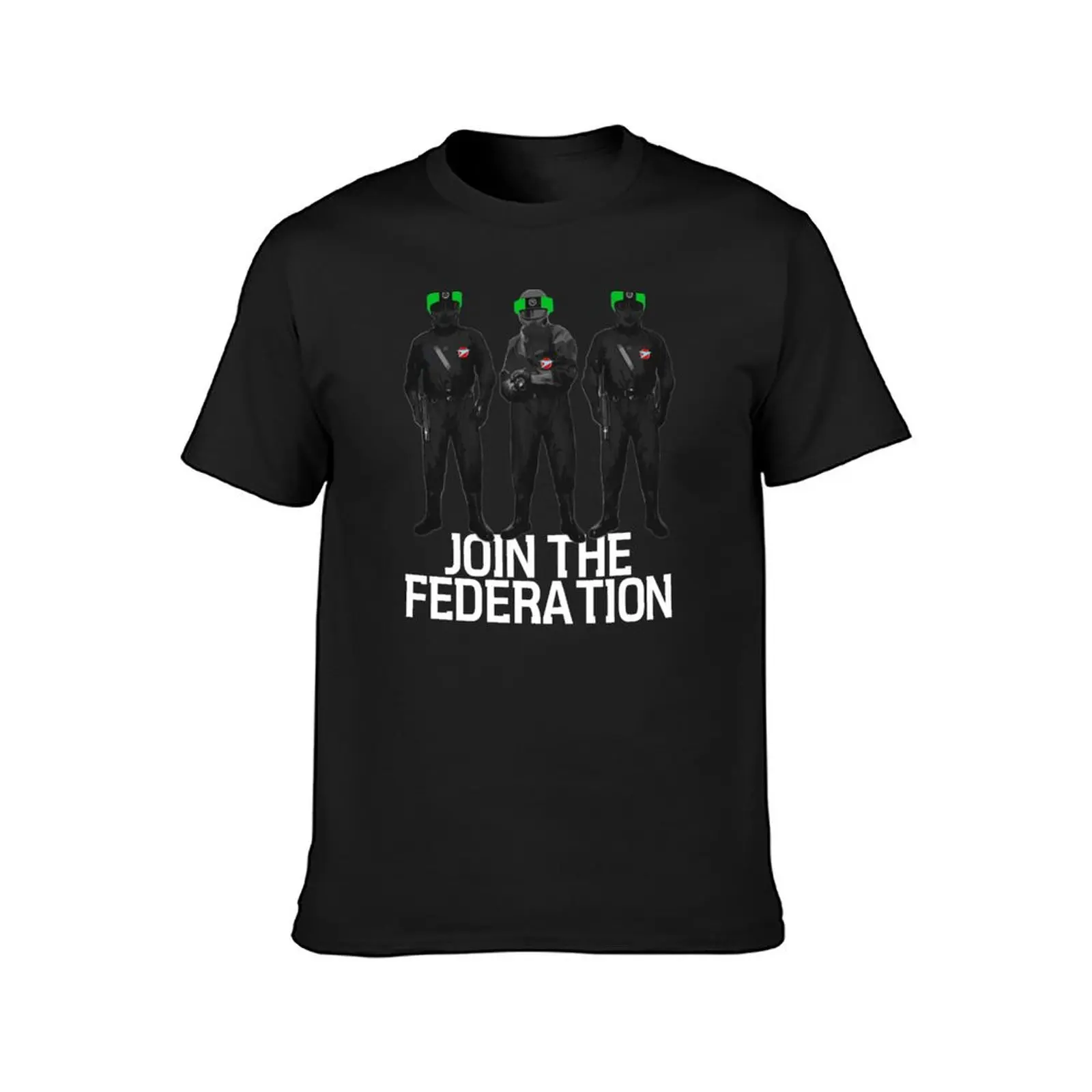 Join the Federation T-Shirt anime clothes boys animal print Men's t-shirt