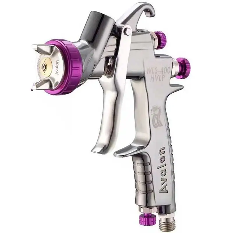 AValon WLC400 Car Top Paint Spray Gun 1.4 Caliber for Water-Based Oily Paint Plastic Material with Gravity Feed