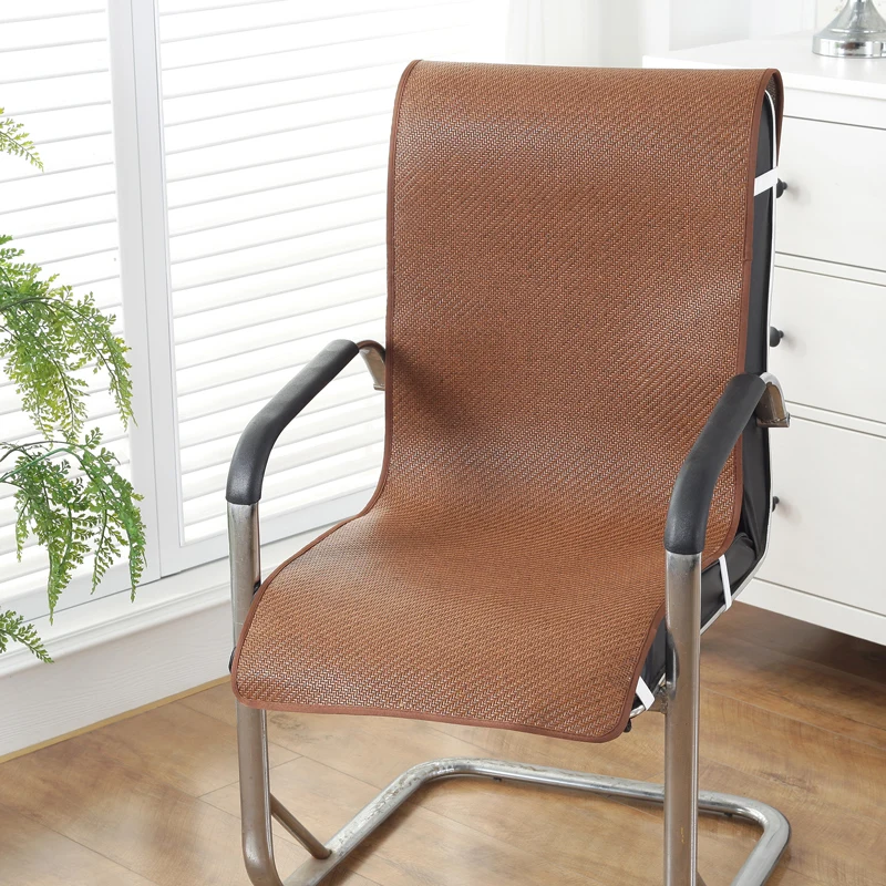 

Интегрированная подушка для офисного компьютерного кресла, дышащая, всесезонная, из ротангового волокна, с подушкой для спины, для студентов