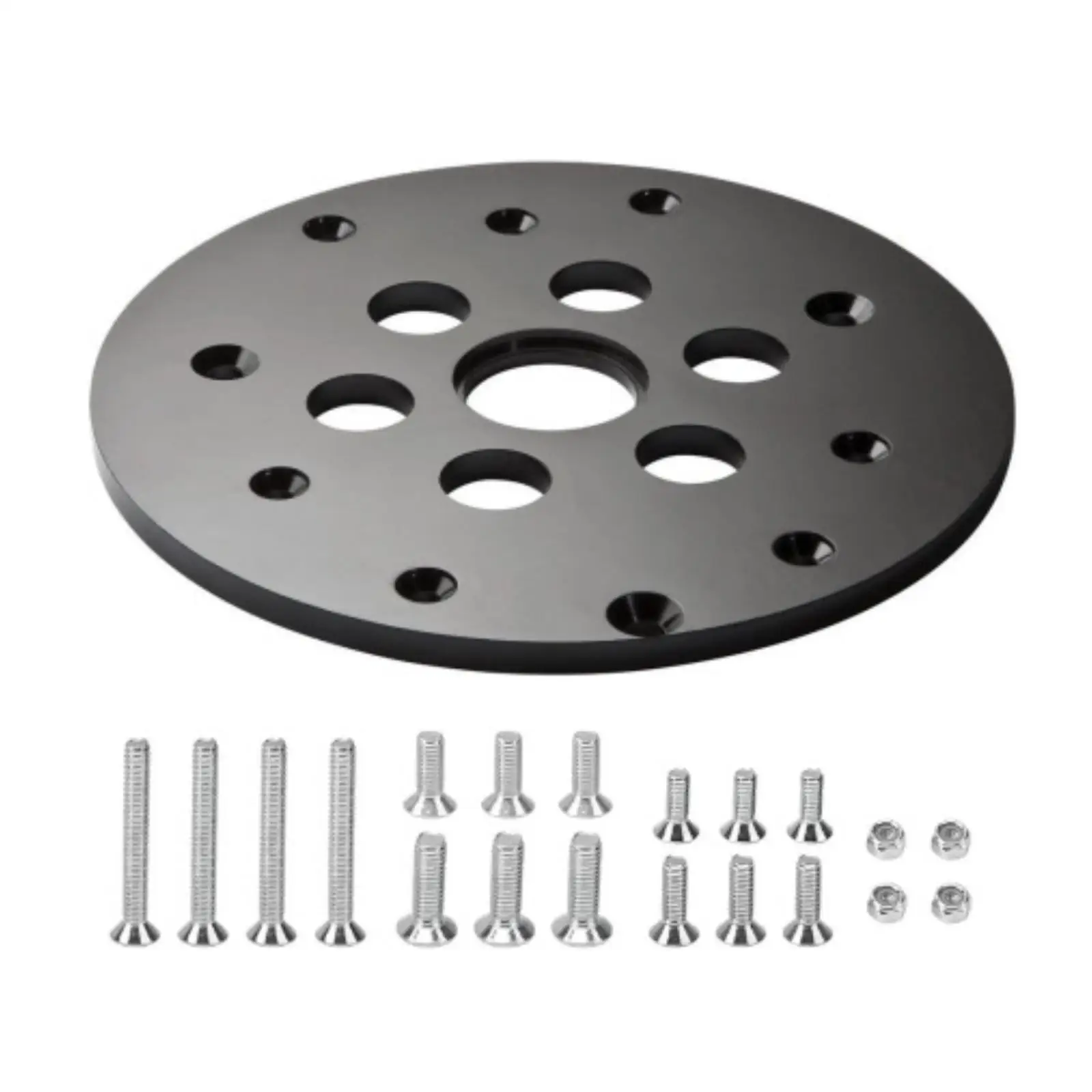 

Guide Bushing Router Plate Professional Parts with Mounting Screws Accessories High Performance Supplies Router Template