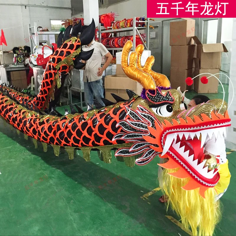 Chinese Performing costume LED lion  Lion Dancing dragon and lion dance Chinese folk culture
