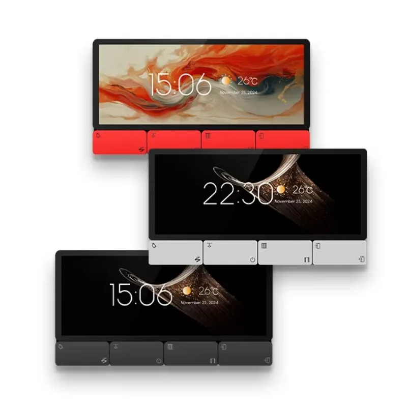 6 Inch WiFi  Multi-function Smart Screen Touch Control Panel with Music Amplifier 8 Button Android 11 for Smart Home