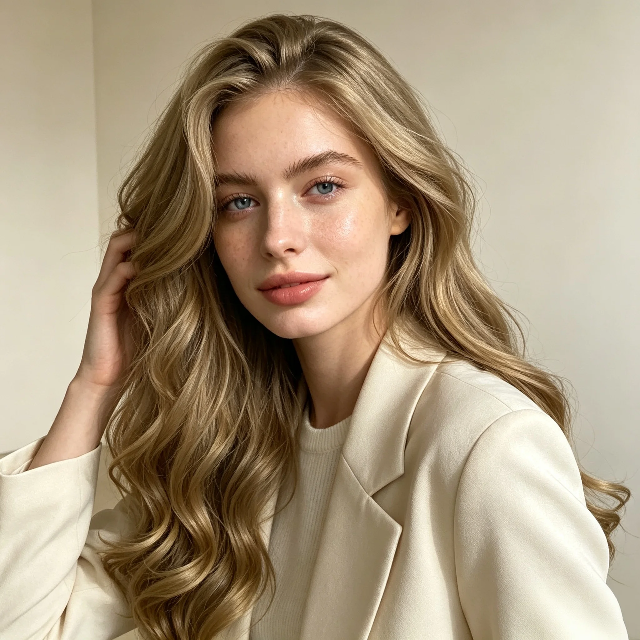 Long wave synthetic wig, suitable for women to wear on occasions such as Carnival, St. Patrick's Day, back to school season