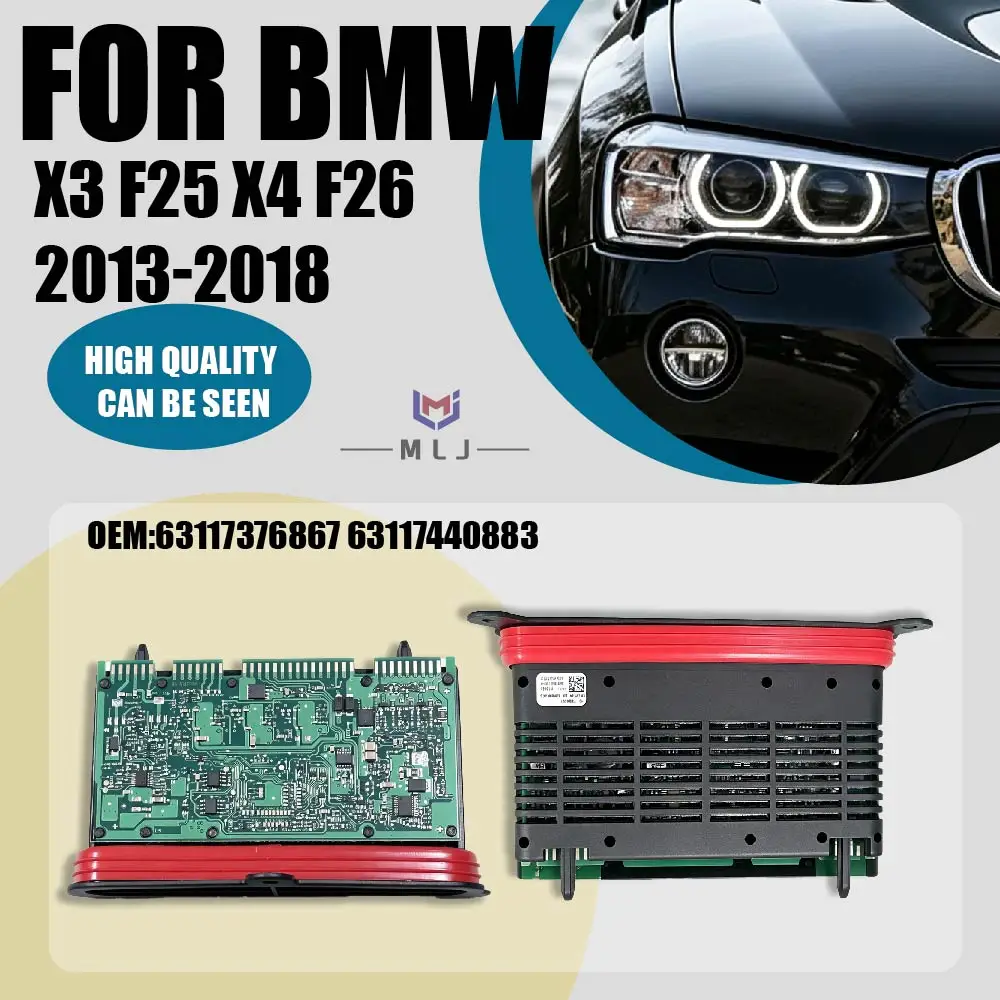 Adaptive LED Headlight Driver Control Unit Module Headlight DRL Module For BMW X3 F25 X4 F26 2013-2018 63117376867 63117440883
