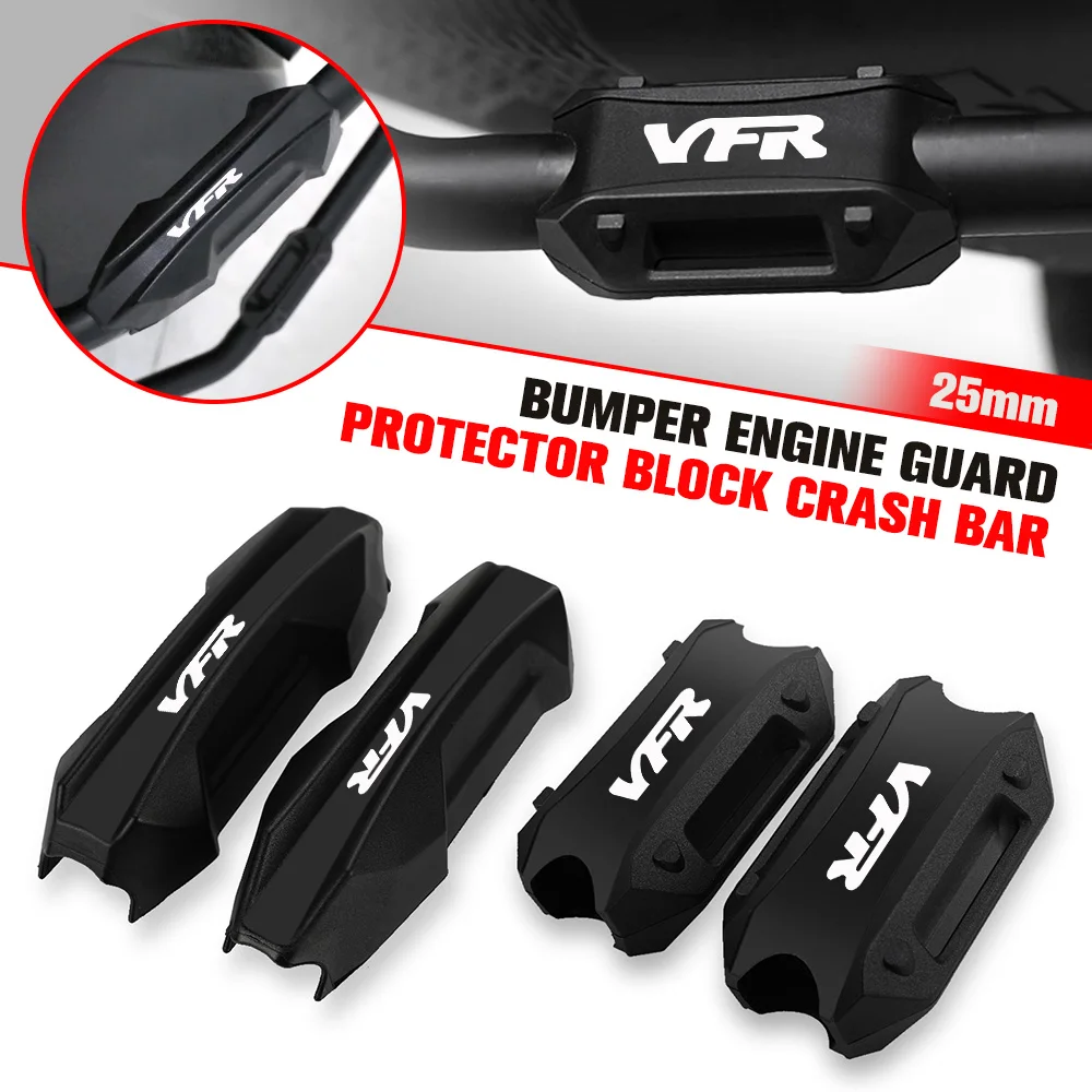 

Motorcycle 25mm Bumper Engine Guard Protector Block Crash Bar Decorative for HONDA VFR 400 700 750 800 1200 VFR1200 VFR750