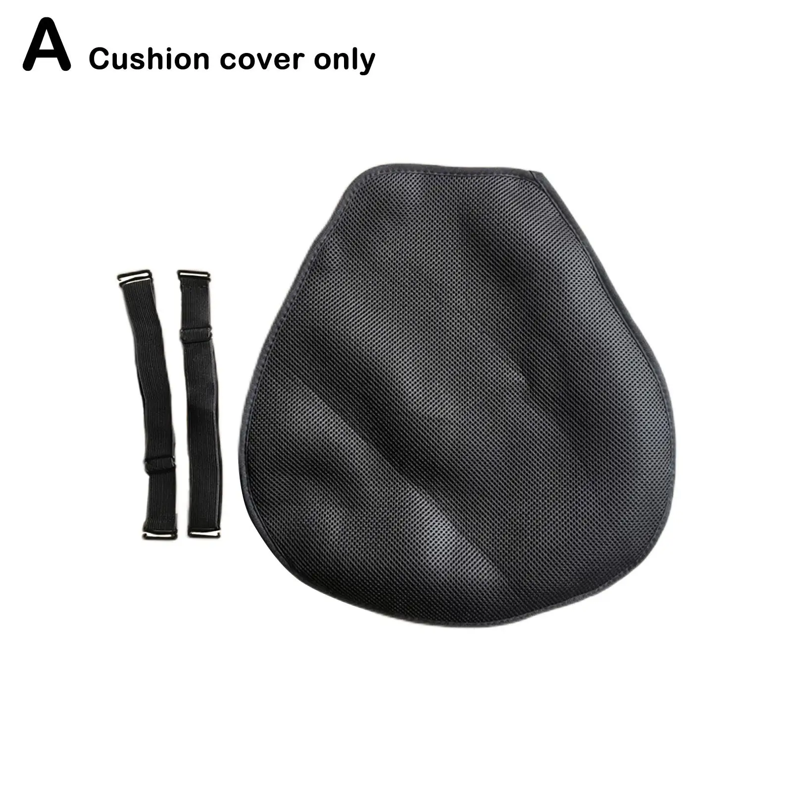 Black Breathable Cushion Summer 3d Mesh Motorcycle Riding Tools Cover Pad Sunscreen Anti-slip Waterproof N R1i8