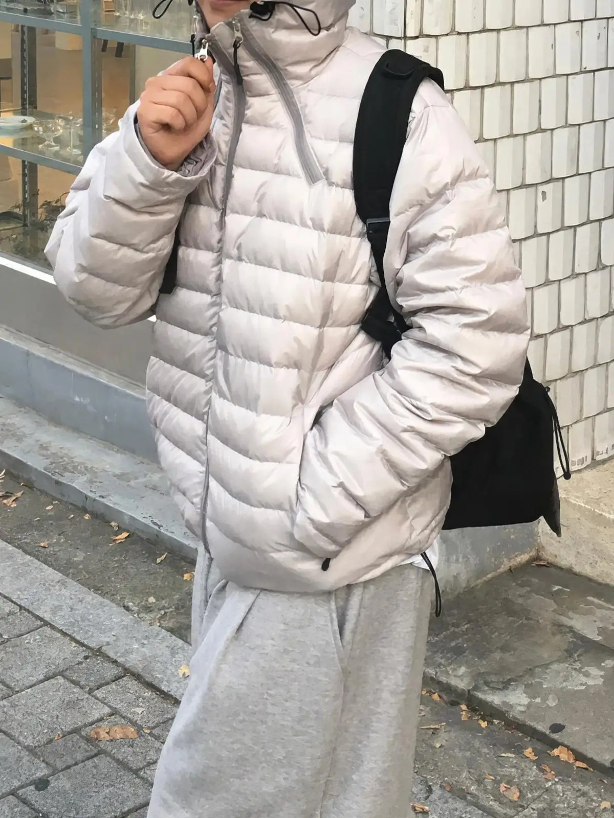 

Повседневная хлопковая куртка с капюшоном, мужская и женская осенне-зимняя новинка, корейская версия Faion, маленький дизайн, свободное теплое пальто для хлеба